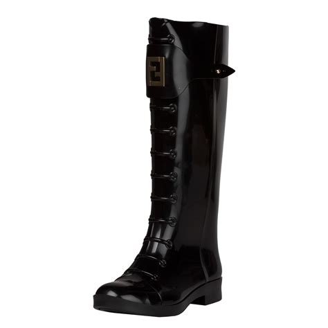 fendi rain boots overstock|genuine Fendi boots.